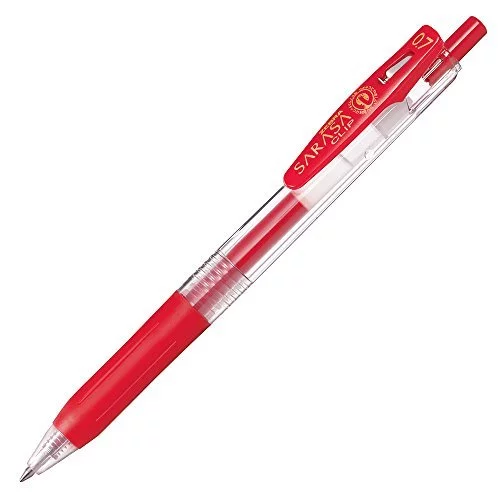 Zebra Water-Based Gel Pen Sarasa Clip 0.7mm Red