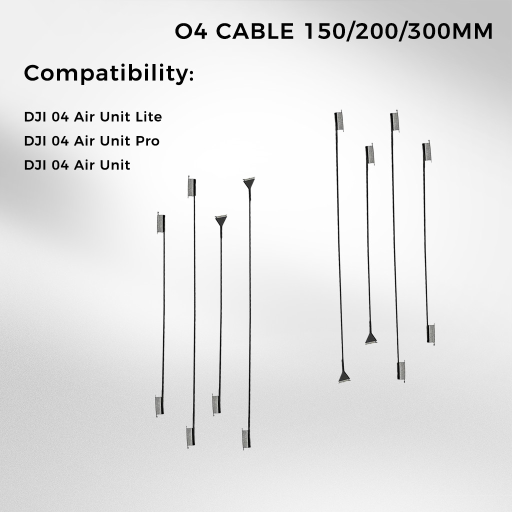 O4/O4 Pro/O4 Lite Air Unit FPV System Kit-Coaxial สาย 150/200/300 มม. Plug & Play VTX สําหรับ DJI av