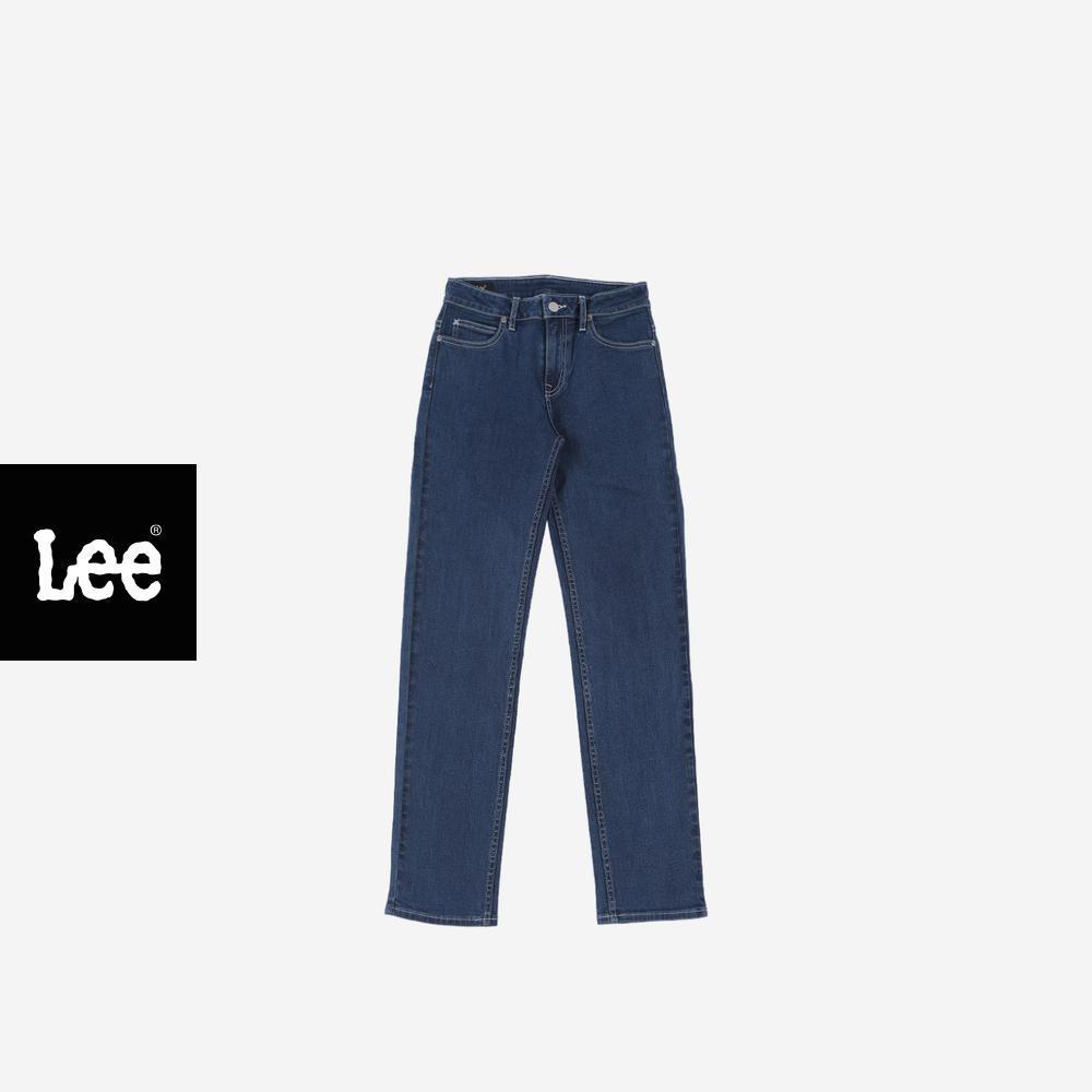 LEE กางเกงยีนส์ผู้หญิง เอวกลาง ทรงเข้ารูป รุ่น LE F225WNORF12 สียีนส์กลาง