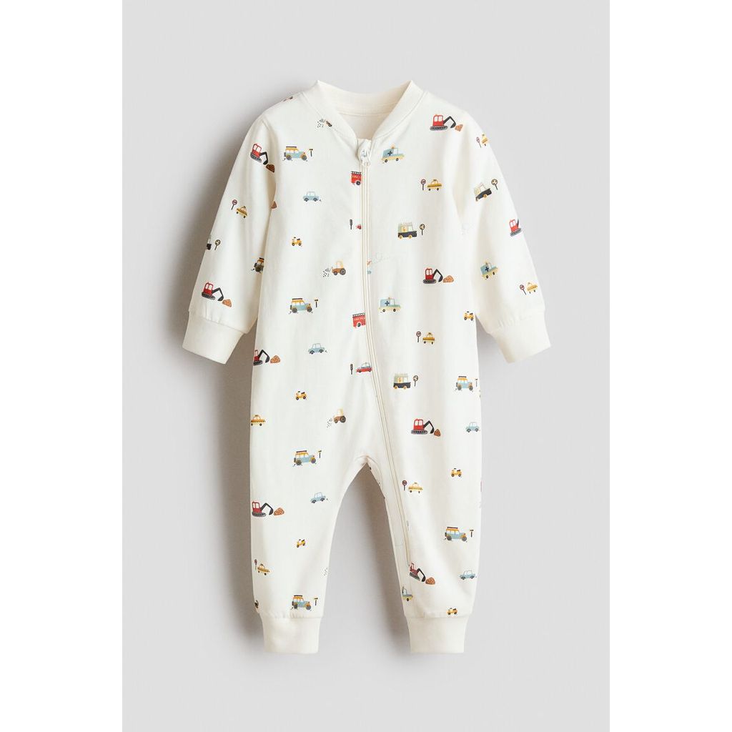 H&M(เอชแอนด์เอ็ม) ชุดนอนผ้าฝ้ายพิมพ์ลาย เด็กทารก 1342992_1