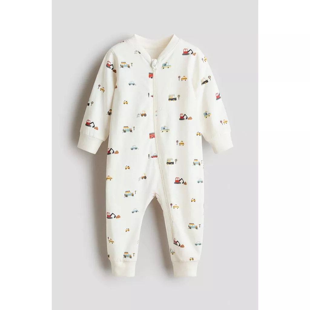 H&M(เอชแอนด์เอ็ม) ชุดนอนผ้าฝ้ายพิมพ์ลาย เด็กทารก 1342992_1