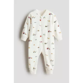 H&M(เอชแอนด์เอ็ม) ชุดนอนผ้าฝ้ายพิมพ์ลาย เด็กทารก 1342992_1