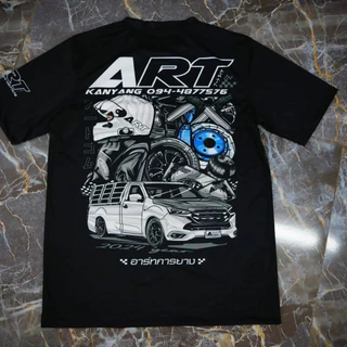【SZON】COD เสื้อคอกลมผ้ามัน ลายARTkanyang เนื้อผ้า MICRO แบบเรียบ ผ้านุ่ม เบา สบาย สำหรับผู้ที่ชื่นชอบสไตล์ที่ทันสมัย