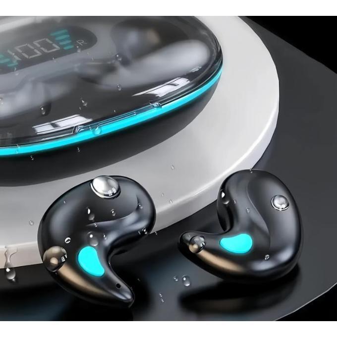 X55 หูฟังนอนไร้สาย (2 ของขวัญ:1 สต็กเกอร์การ์ตูนะ 1 ปรมกรุ่นเกม) เสียงสเตอร์โดระดับ HIF, กับน้ำ IPX5 รูปที่ 5