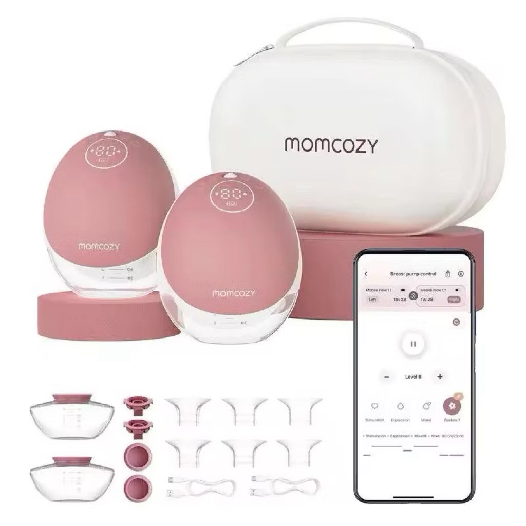 💗ลดล้างสต็อก! เครื่องปั๊มนมแบบแฮนด์ฟรีบลูทูธ Momcozy m9