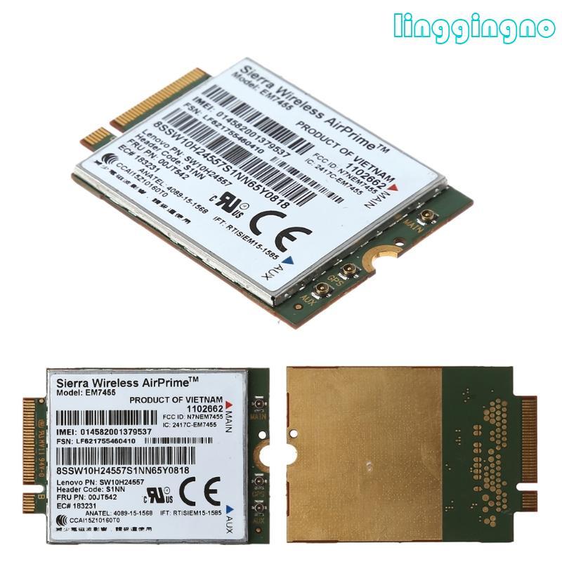 RR EM7455 4G LTE WWAN การ์ดโมดูล FRU S1NN 00JT542 00JT547 สําหรับ X260 T460p T460s L460 L560 โยคะ 26