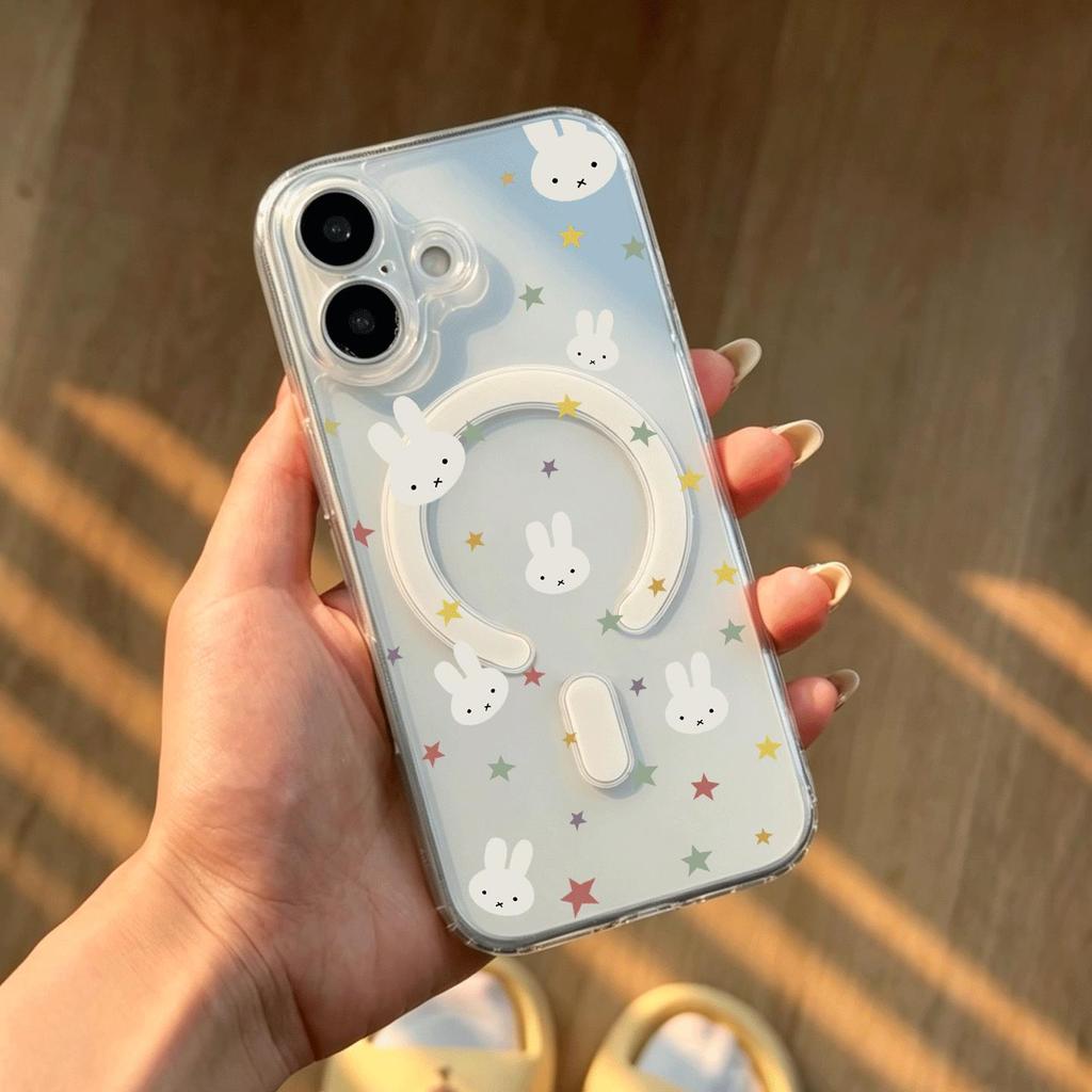 เคส iPhone ป้องกันการตกกระต่าย Miffy หวานและน่ารัก 16/15/14/13