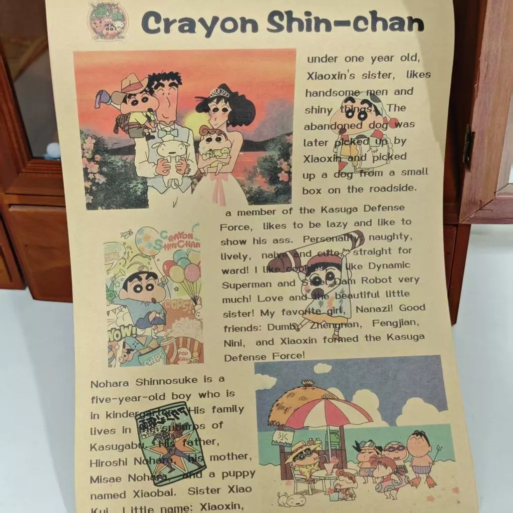 ชุดการ์ตูนย้อนยุคหนังสือพิมพ์อังกฤษสำหรับตกแต่งผนังโพลารอยด์ thumbnail 6
