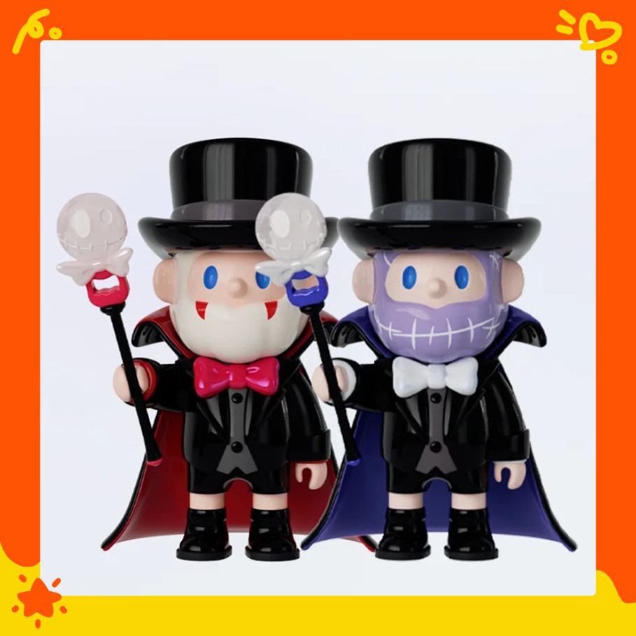 [FY TOY] คลังสินค้าพร้อม FARMER BOB Scare Earl/Vampire Earl Earl/Vampire Earl/Vampire Earl 200% ของเล่นอินเทรนด์ Big Baby Figure เครื่องประดับ Big Body น่ารัก Healing Mystery กล่องของขวัญของเล่นตุ๊กตาออกแบบหัตถกรรมของสะสม