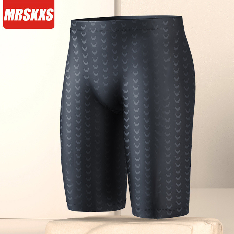EERSHENSHI กางเกงว่ายน้ํา กางเกงว่ายน้ําชาย เลียนแบบ Shark Skin