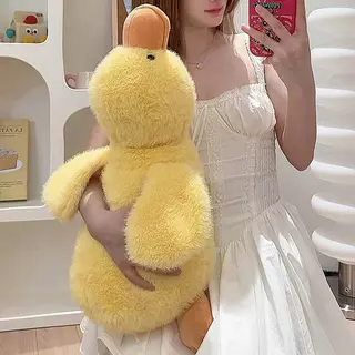 ตุ๊กตาขนนุ่ม ตุ๊กตาเป็ด ตุ๊กตาเป็ดเหลือง 35/50CM ขนนุ่มนิ่ม กอดสบาย ของขวัญวันพิเศษ ﻿