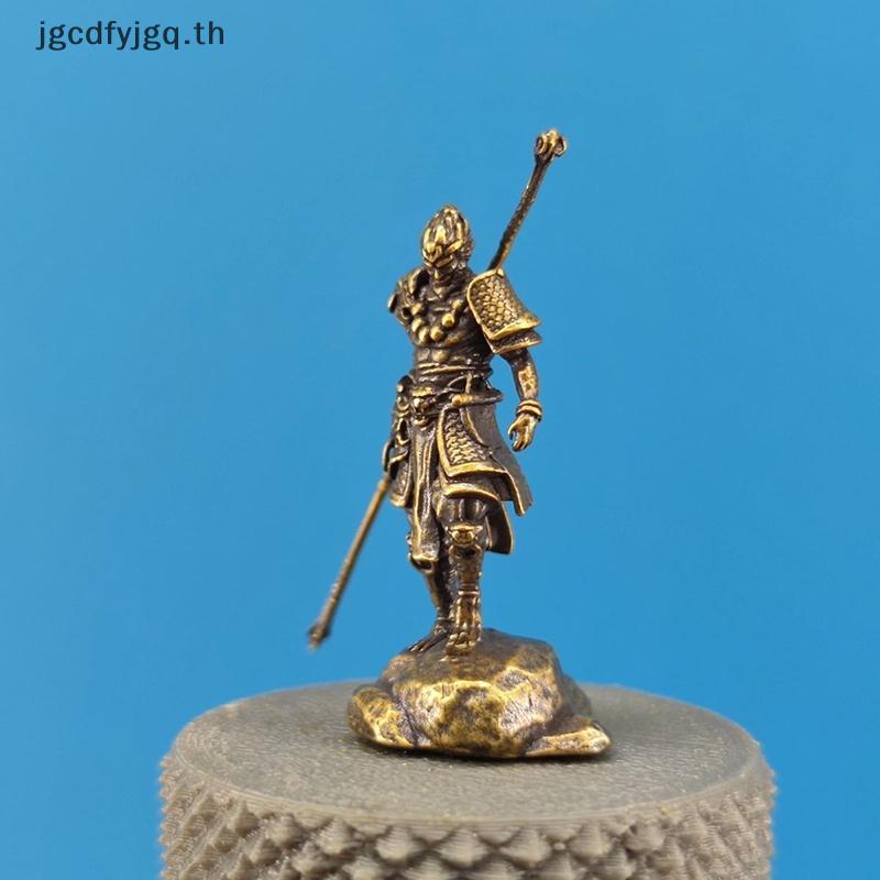 ลิงโบราณ Sun Wukong Miniature Figurines Craft Mini Golden Cudgel Wu Kong รูปปั้นโต๊ะเครื่องประดับรถบ้าน Decor Craft