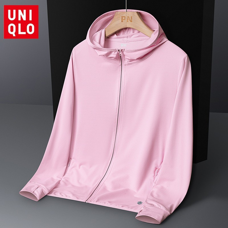 U++ เสื้อแจ็คเก็ตผู้หญิง Airism M-5XL | เสื้อโค้ทกีฬากลางแจ้งกันลม