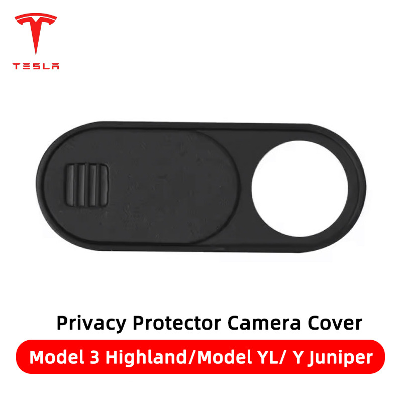 🚚จัดส่งจากไทย🚚ฝาครอบกล้องในรถ สำหรับ Tesla Model 3 Highland / New Y Juniper/Model YL เพิ่มความเป็นส่วนตัว ติดตั้งง่าย
