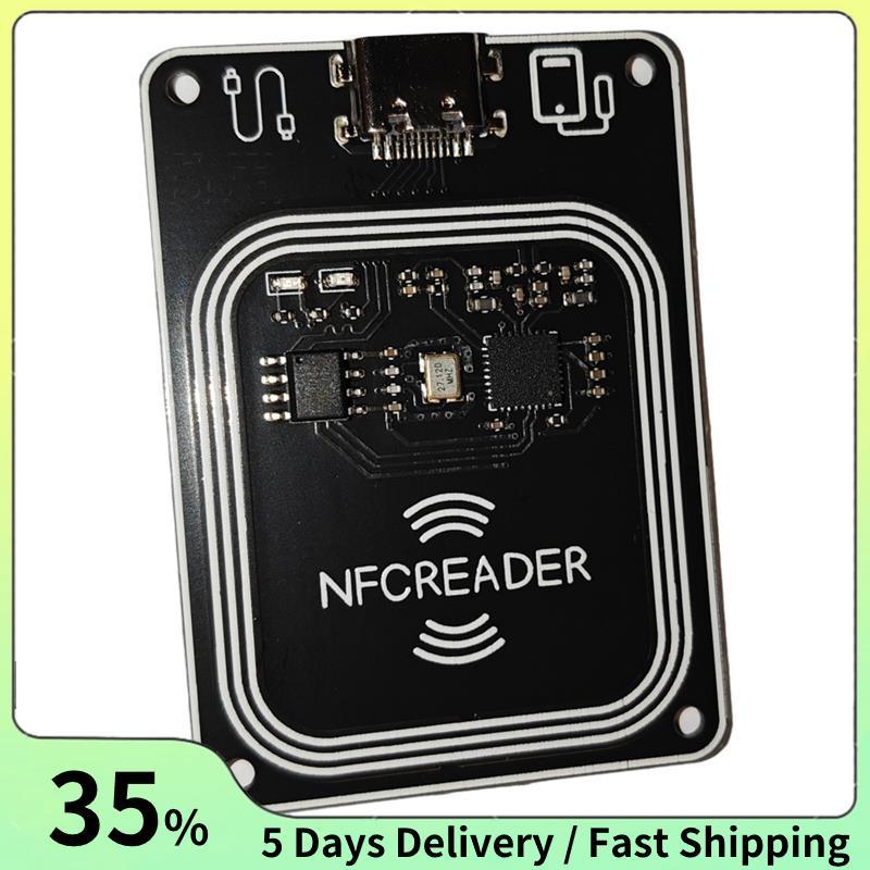 13.56Mhz PN532 PCR532 RFID UID UID GEN2 เครื่องอ่านการ์ด IC Wirter โมดูลประเภท C พร้อมซอฟต์แวร์