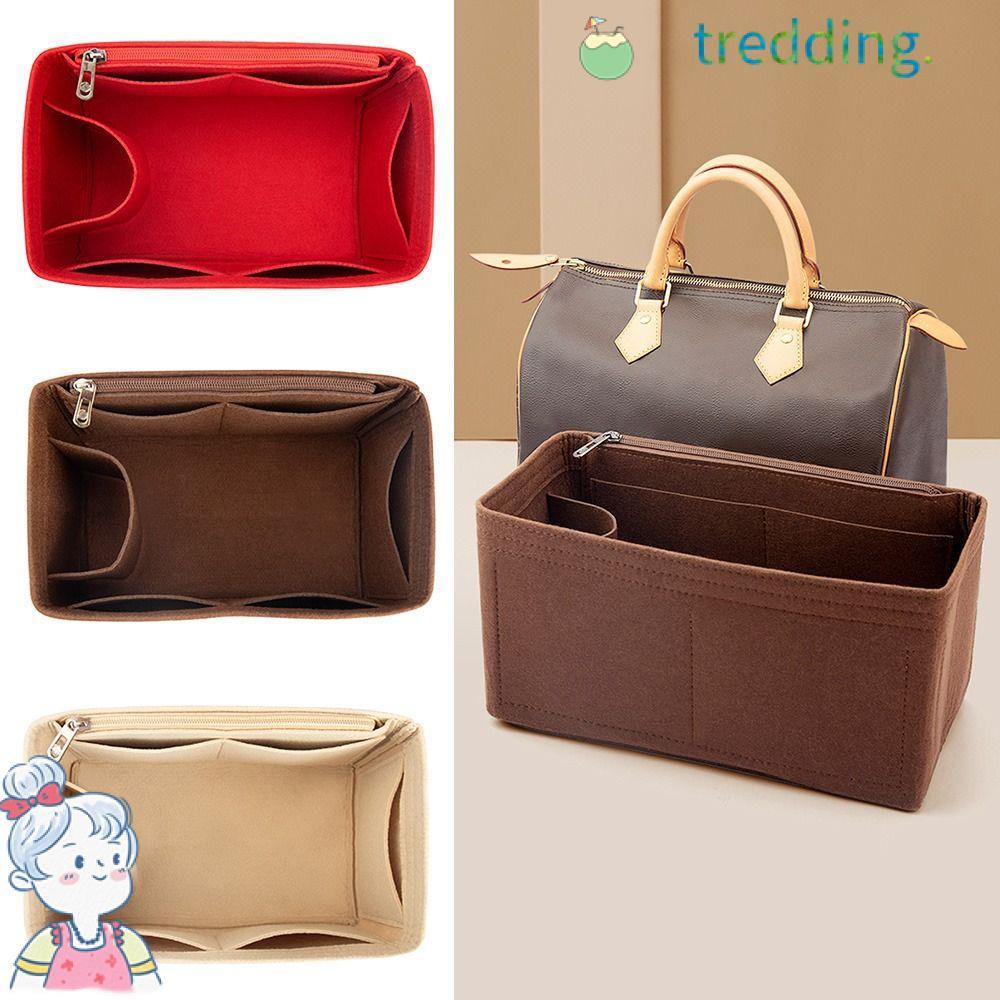 TREDDING491 Flap กระเป๋าถือ Iiner Tote แต่งหน้ากระเป๋าเดินทางด้านในสําหรับ LV Speedy 25 30 35
