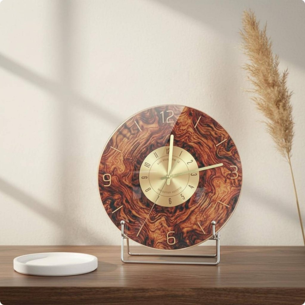 การออกแบบสร้างสรรค์ไวนิลไวนิลแผ่นดิสก์เวลา Bauhaus Design Timepiece สําหรับห้องนั่งเล่น, Entryway
