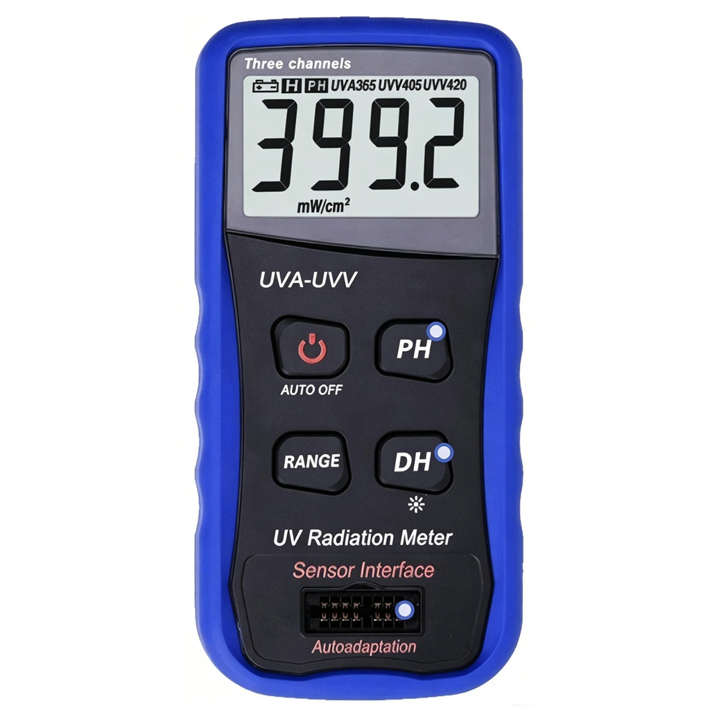 1& OriginalUVA-UVV UV Radiation Meter อุปกรณ์ทดสอบ UV รับประกัน 1 ปี