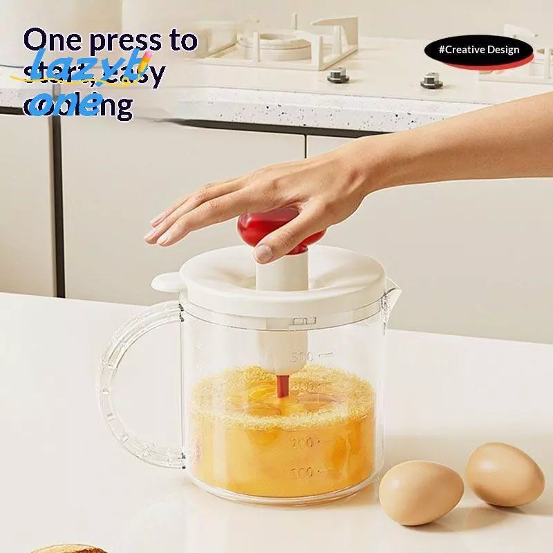 LZ-t Home Egg Cup Manual Press Egg Churn Cream Whipper thumbnail 9