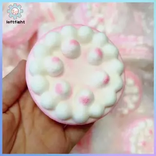 ซ้าย ช้า เพิ่มขึ้น สีชมพู Gradient เค้ก Squishy พร้อมสัมผัสนุ่มและความเครียดบรรเทาเหมาะสําหรับเด็กเล่นผู้ใหญ่ผ่อนคลาย GHT