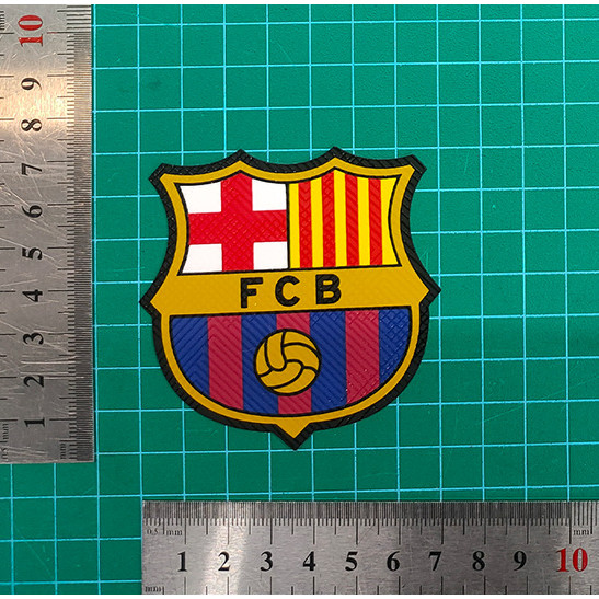 แพทช์เสื้อถ่ายโอนความร้อนตราซิลิโคนบาร์เซโลนา (ซิลิโคน)