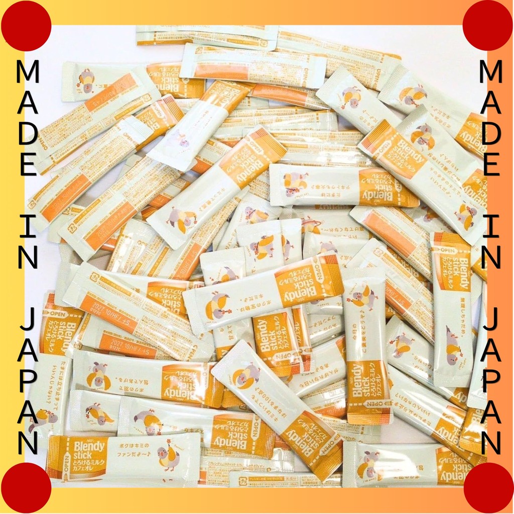 Melting milk cafe au lait stick coffee 72 pieces individually wrapped large capacity AGF 3  Akira Ja