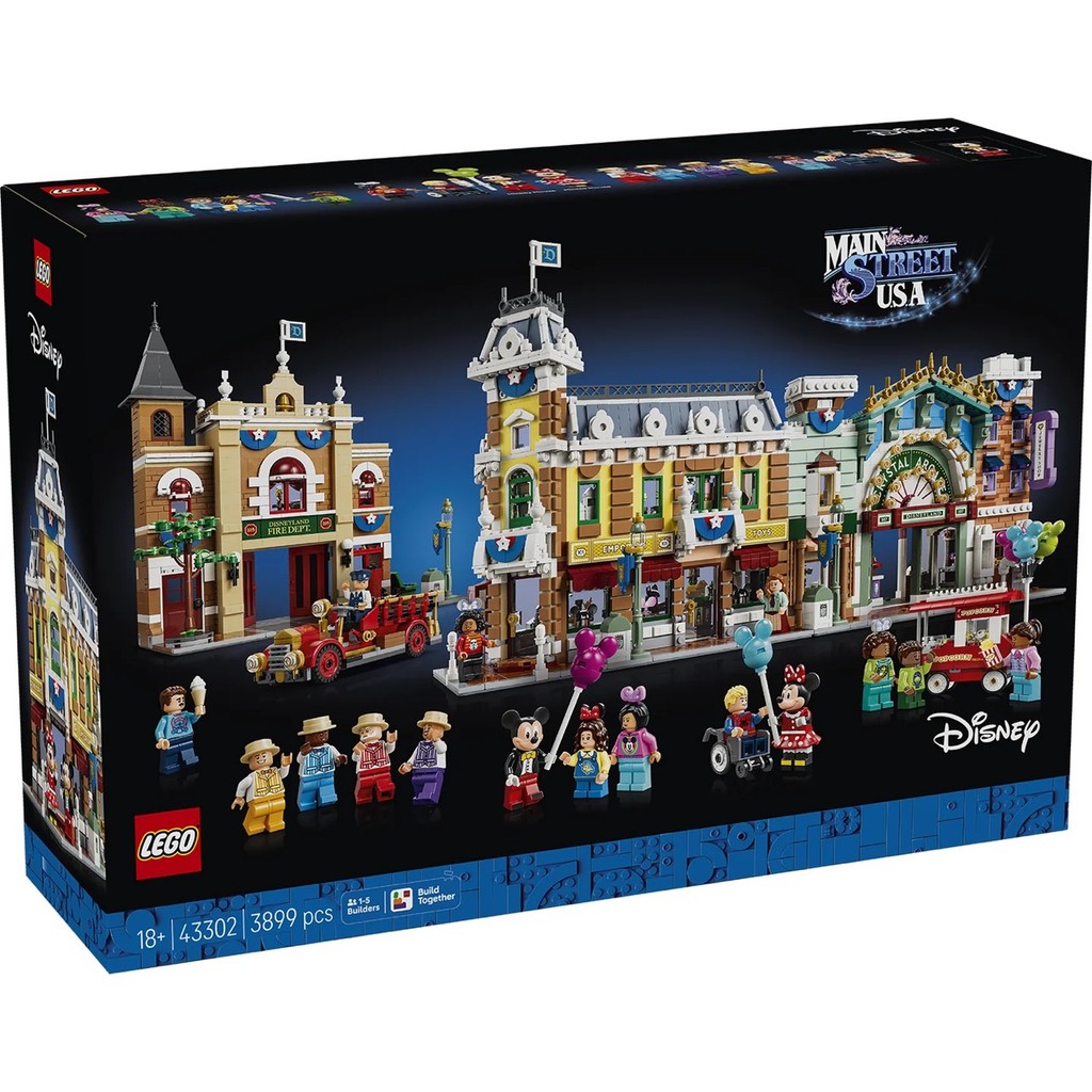 Lego Disney 43302 Main Street, U.S.A. สินค้าใหม่ พร้อมส่ง ของแท้ 100%