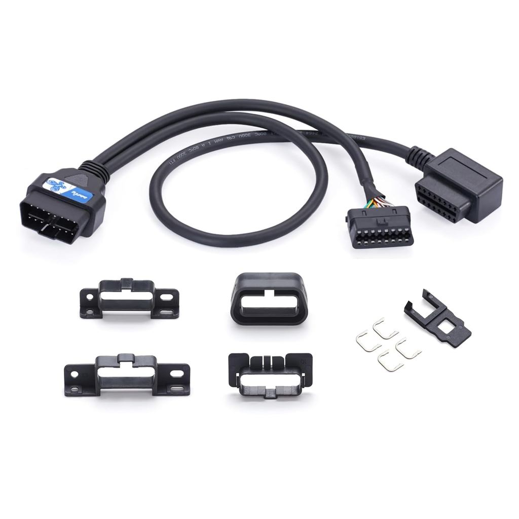 OBDII Splitter สําหรับ Ford และ GM, bbfly-B64 OBD 2 Splitter 2 ทางสายต่อ 2FT/60 ซม. (B64 สําหรับ For
