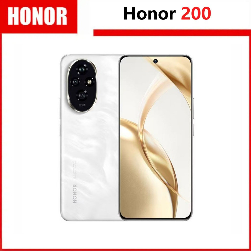 HONOR 200 ( 5G )สมาร์ทโฟน Snapdragon 7 Gen 3 256GB โทรศัพท์มือสองคุณภาพดีทุกสี
