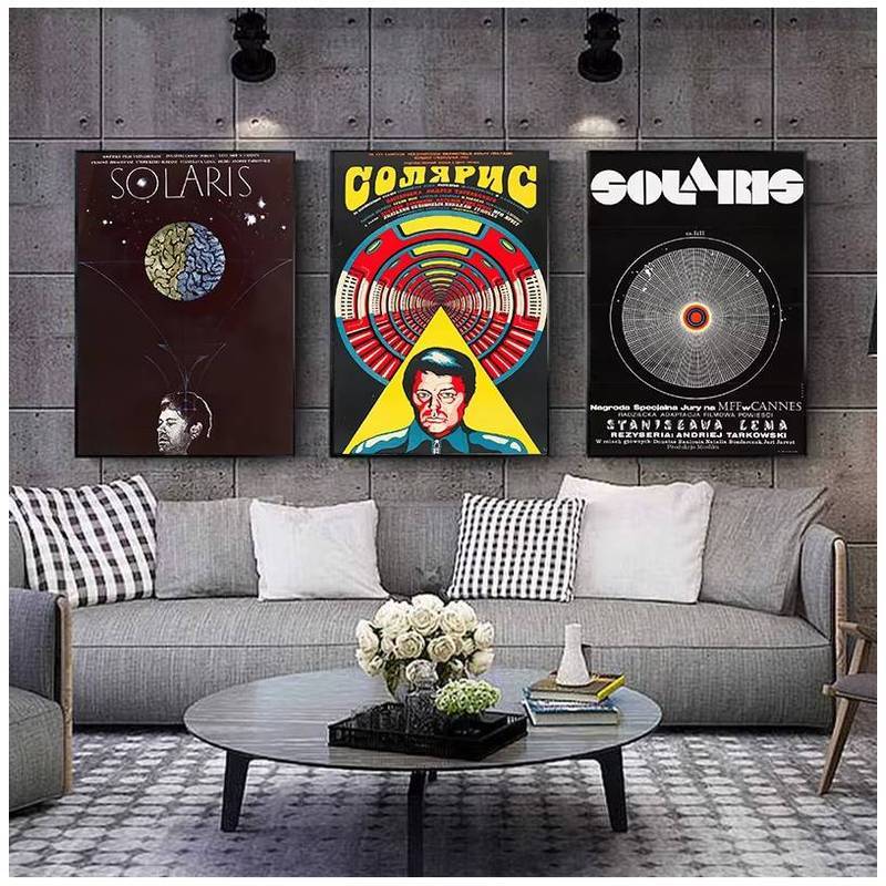 Solaris Poster Andrei Tarkovsky Movie Vintage Media Wall Decor ,Retro Posters Movie Art Solaris Wall