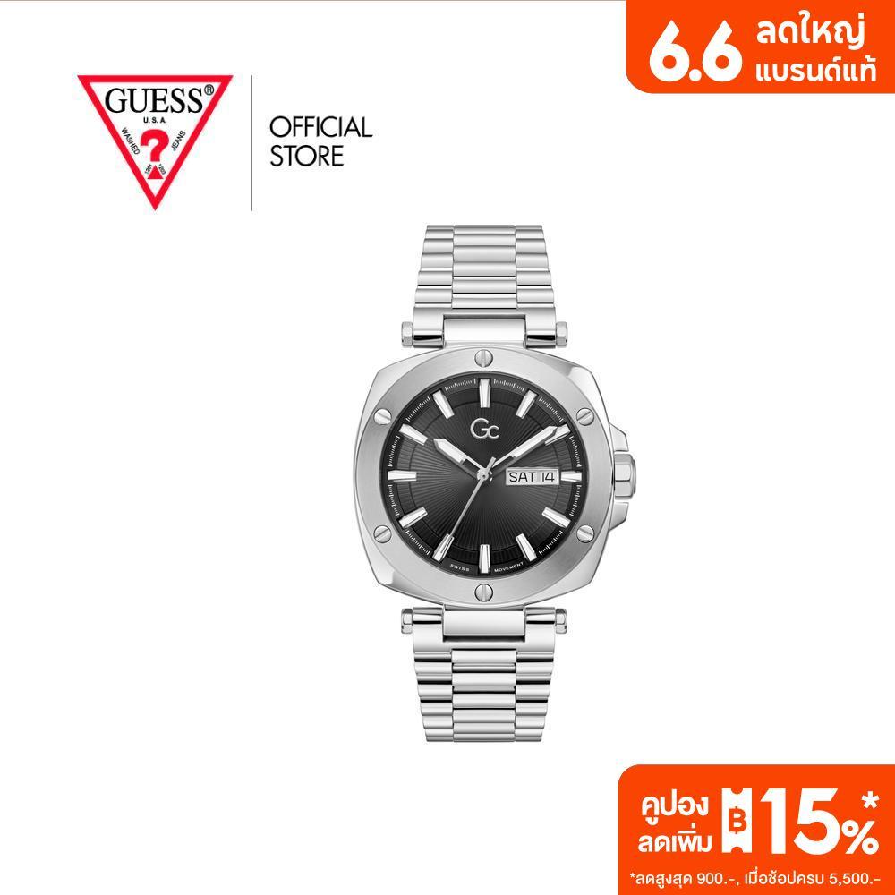 GUESS GC นาฬิกาข้อมือ รุ่น Gc Nobilis Z78001G2 สีเงิน