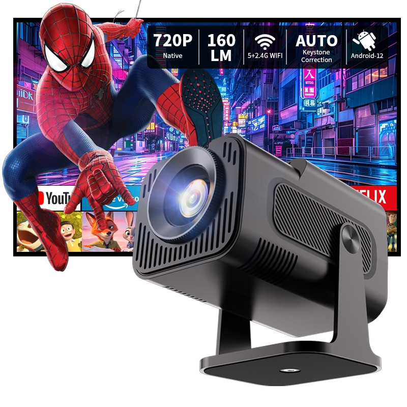 S320min โปรเจคเตอร์ Wifi บลูทูธ Cinema Android 11.0 Led โปรเจคเตอร์ขนาดเล็ก projektor 4K Android Min