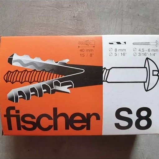 Fisher S8 Wall Hole Protector Home Wall S 8 เนื้อหา 100 ชิ้น