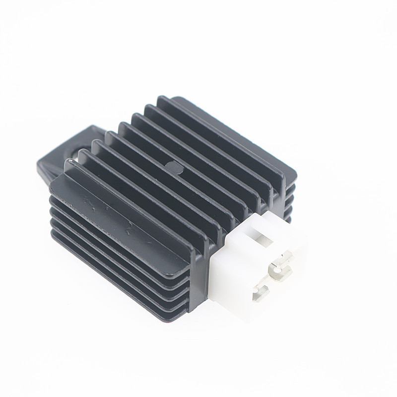☀Off-Road รถจักรยานยนต์ ATV ATV อุปกรณ์เสริม 4-Pin 12V 70-125CC Full Wave Rectifier ชาร์จตัวควบคุมแรงดันไฟฟ้า BNV3