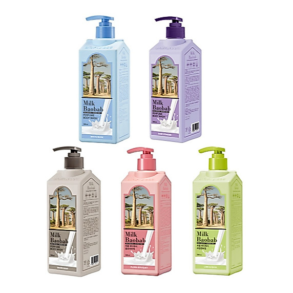 Milk baobab Perfume Body Wash 500ml 5type