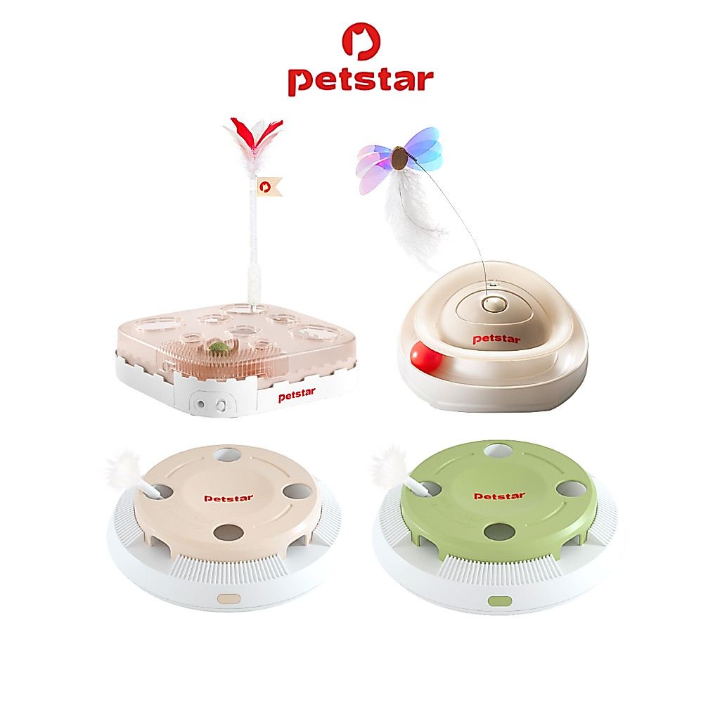 Petstar คอลเลกชั่นของเล่นแมวอัตโนมัติ ของเล่นแมวอัจฉริยะ Smart cat toys ช่วยดึงดูดความสนใจของแมว