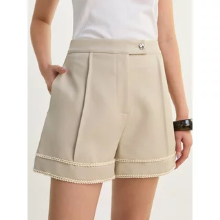 [Pomelo] กางเกงขาสั้นแต่งขอบหยัก / Scallop Trim Shorts
