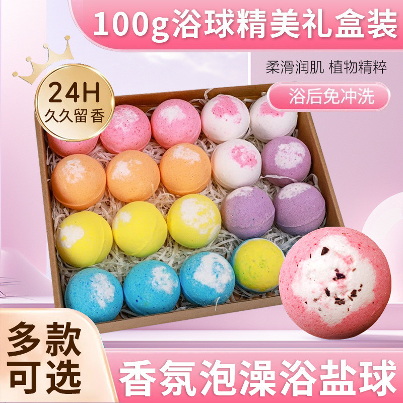 Multi-Ball Bath Flower Ball อ่างอาบน้ํา Super Essential Oil Bath Foam Salt Rose Bath Milk Foam Dry L