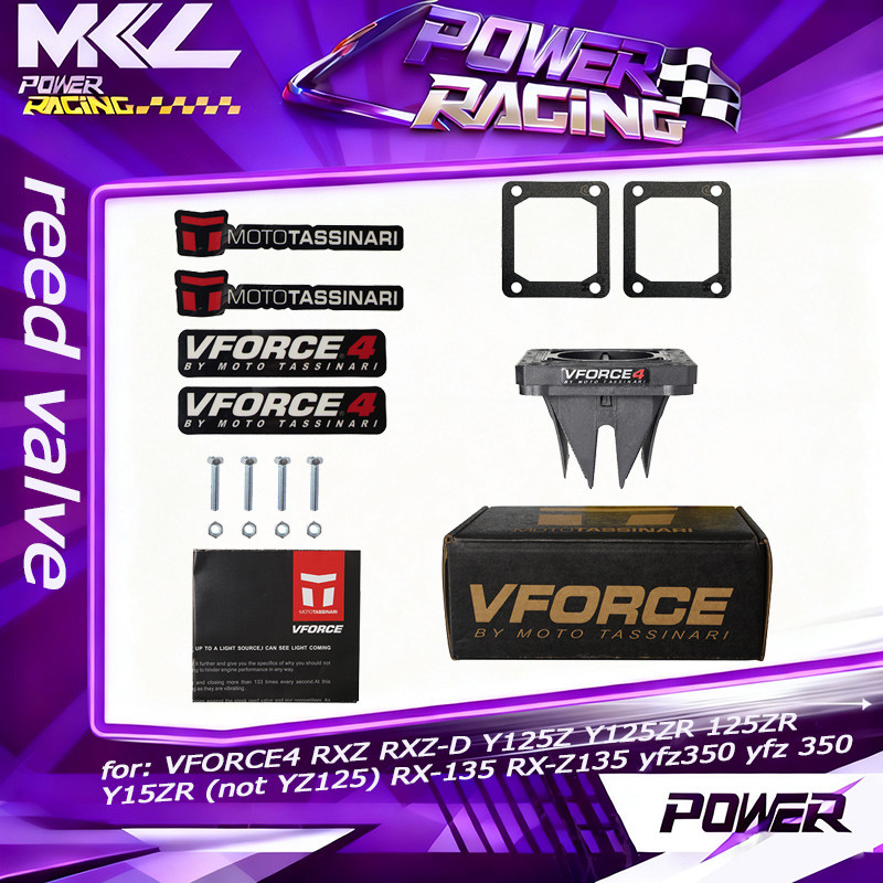 4 FORCE REPED VALVE REED VALVE V4 RACING Y125Z RXZ 125Z Y125ZR 125ZR (ชุดวาล์วREED)ใหม่!!!