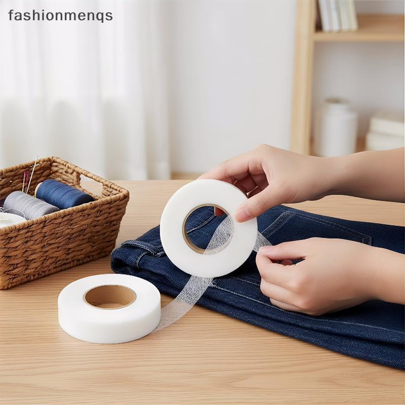 (GOOD) ไม่มีการเย็บกางเกงยีนส์ Hemming เทป 2M สองด้าน Hot Melt ท่อเทปสําหรับกางเกงสั้น Qui Easy DIY เสื้อผ้าเครื่องมือสลับ (ใหม่)