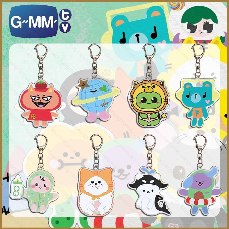 HK2 GMM CP พวงกุญแจกระเป๋าเป้สะพายหลังอะคริลิคจี้ Jimmy การ์ตูนกระเป๋าอุปกรณ์เสริมดาว Periphery KH2