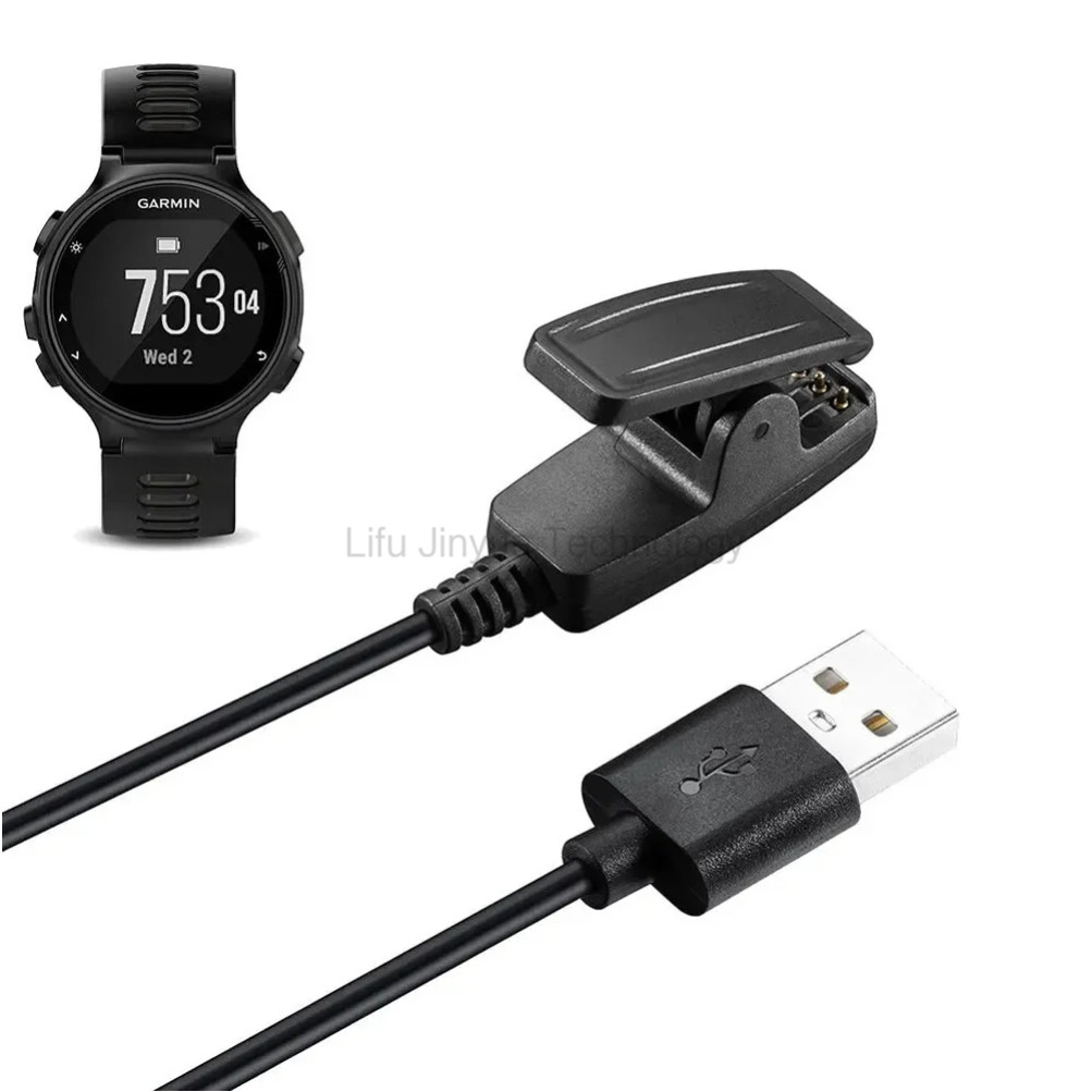 LIKAIYUE สายชาร์จ Type C สําหรับผู้เบิกทาง Garmin 735XT 235 35 64 230 630 645/645 เพลง/Approach S20/G10/Vivomove HR/Lily 2 Charger