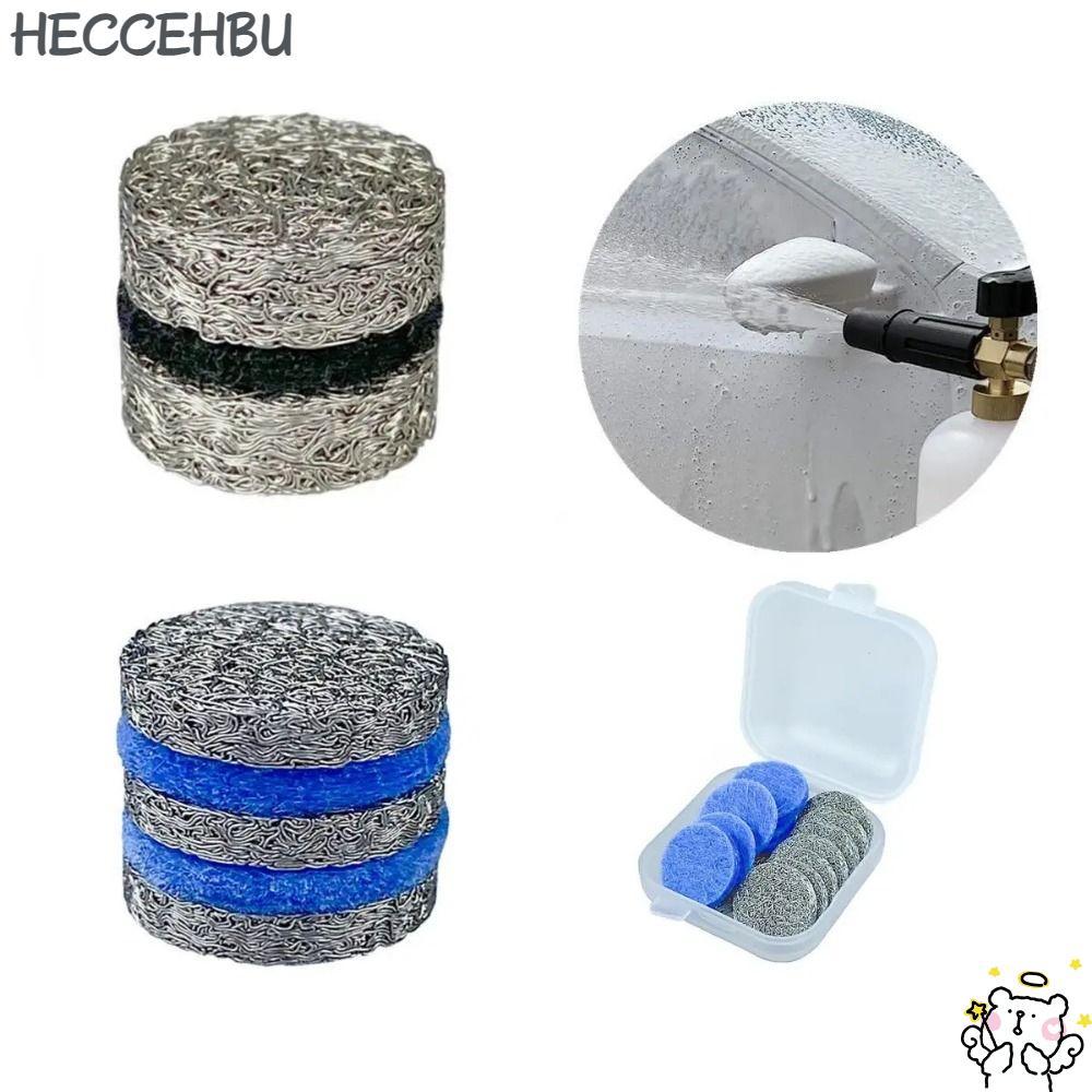 HECCEH31 1 ชิ้น Orifice หัวฉีดเคล็ดลับ, Richer Lather Snow Foam Lance อะไหล่ตาข่ายหัวฉีด, สําหรับเครื่องซักผ้าแรงดันสูง Multi-layer 3000 PSI โฟม Maker กรอง