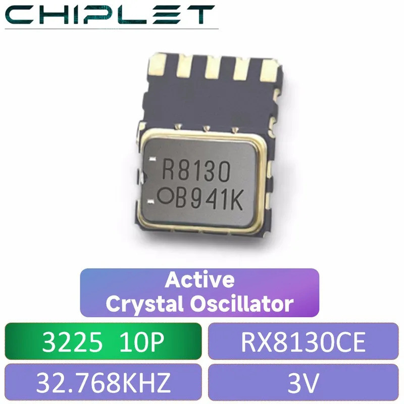 2/5/10 ชิ้น RX8130CE B 32.768KHZ 32.768K SMD Active คริสตัล Oscilator โมดูลนาฬิกาเวลาจริง I2C-Bus RT