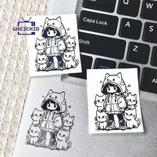 สติกเกอร์โลหะ สติกเกอร์ 3 มิติ ลายการ์ตูน กันน้ำ สำหรับตกแต่งแล็ปท็อป และโทรศัพท์ (DIY)