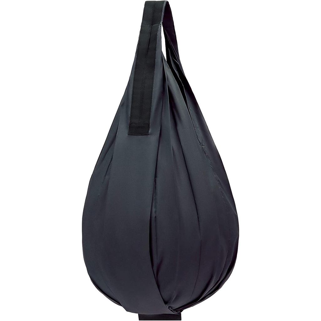 Marna Shupatto Compact Bag Drop (Black) Eco Bag Shupatto Foldable (Drop Vertical Type / Durable) S46