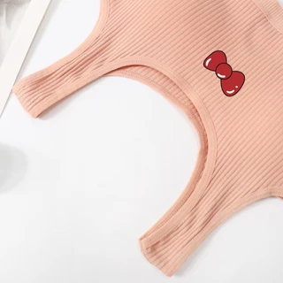 （4pcs）ชุดชั้นในเด็กลายน่ารักใส่ได้ 8-12 ขวบ รอบอก 20-30 นิ้ว