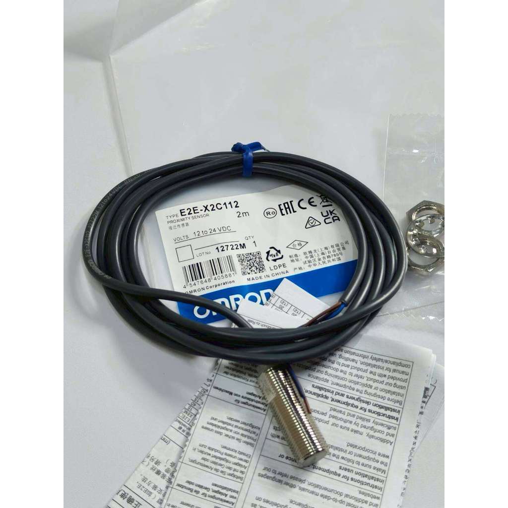 New1 E2E-X2C112 2MNPN, วงจรเปิดปกติ (NO - Normally Open), 3 สาย10 ถึง 30 VDC สินค้าถ่ายจากงานจริง 🇨🇷
