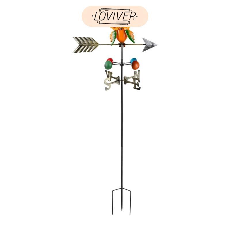 ทาสี Raptor Weather Vane Outdoor Raptor Weather Vane ตกแต่งลานที่ทนทานสําหรับลาน