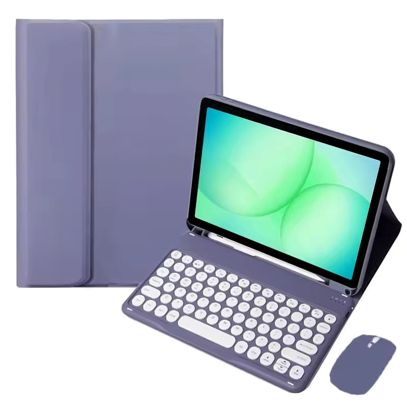 เคสคีย์บอร์ดสําหรับ Samsung Galaxy Tab S10FE / S9FE / S9FE + / S6 Lite / S10 Lite แม่เหล็กบลูทูธคีย์